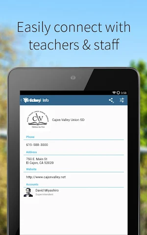 Cajon Valley USD Screenshot 1