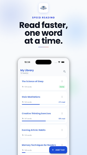 Speed Reading Screenshot 1