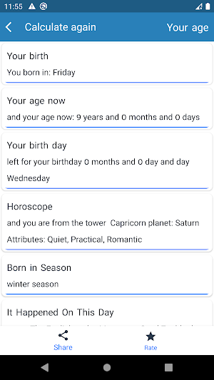 age Calculator Screenshot 3