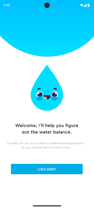 Water Balance App Screenshot 0