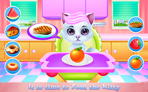 Cute Kitty Caring and Dressup Screenshot 0