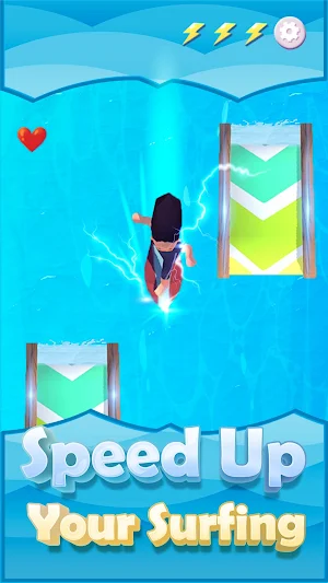 Crazy surf: surfing games Screenshot 2