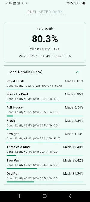 DAD Probability Calculator Screenshot 1