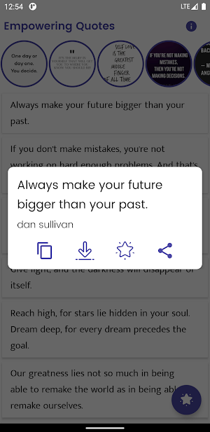 Empowering Quotes and Sayings Screenshot 1