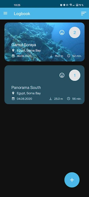 Dive LogBook Screenshot 0
