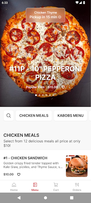 CHICKEN THYME Screenshot 1