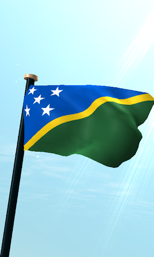 Solomon Islands Flag 3D Screenshot 0