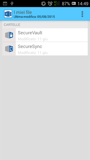 SecureDrive Mobile Screenshot 1