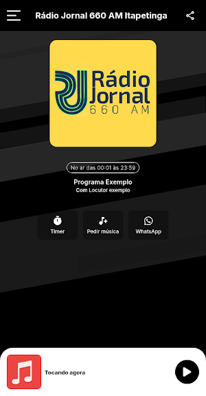 Rádio Jornal 660 AM Itapetinga Screenshot 0