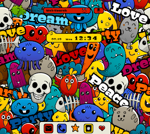 Pop Wallpaper Graffiti Characters Theme Screenshot 0