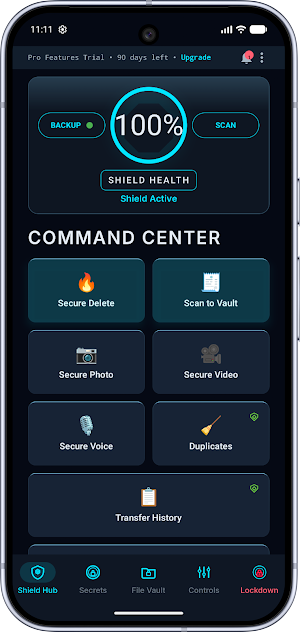 Quantum Vault: Secrets & Files Screenshot 0