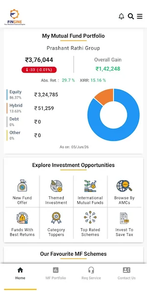 Fingine Financial Services Screenshot 1