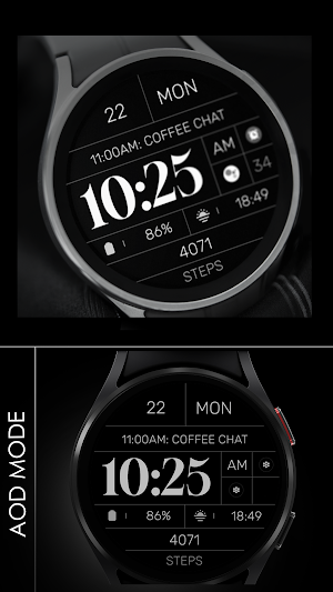 Minimal Digital Watch Face Screenshot 3
