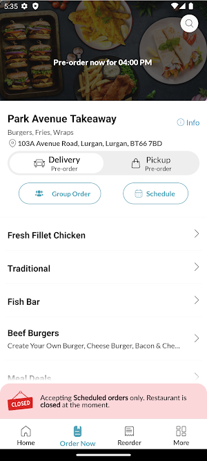 Park Avenue Takeaway - Lurgan Screenshot 1