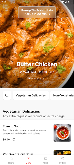 Sankalp The Taste of India Screenshot 1