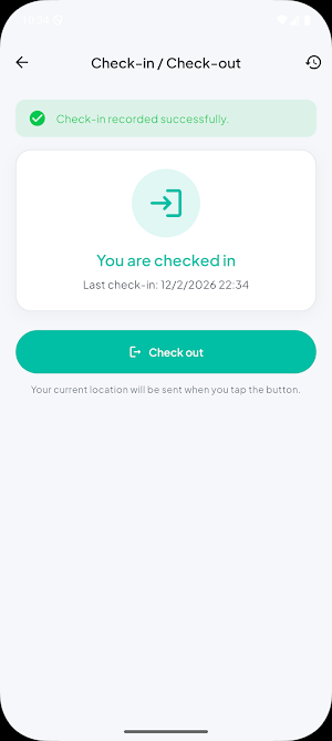 Afuntech : Staff App Screenshot 1