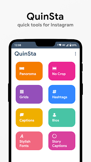 QuinSta : Quick Tools for Instagram Screenshot 0