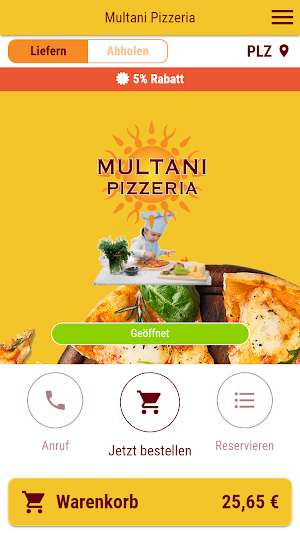 Multani Pizzeria Screenshot 0