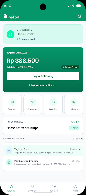 Inetbill Screenshot 1