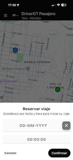 DriverGT Pasajero Screenshot 2