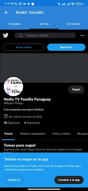 Radio Familia Paraguay Screenshot 3