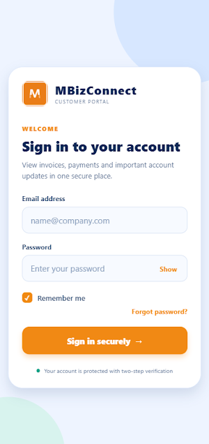 MBizConnect Screenshot 0