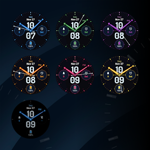 Numbers Cyan Watch Face Screenshot 2