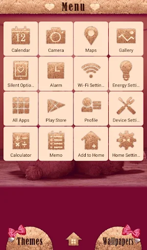 Cute Theme Teddy Bear Couple Screenshot 1