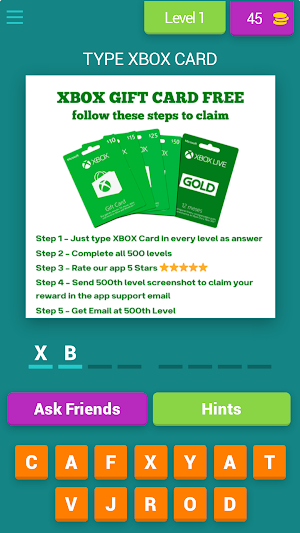 XBOX GIFT CARD EARN 2024 Screenshot 1