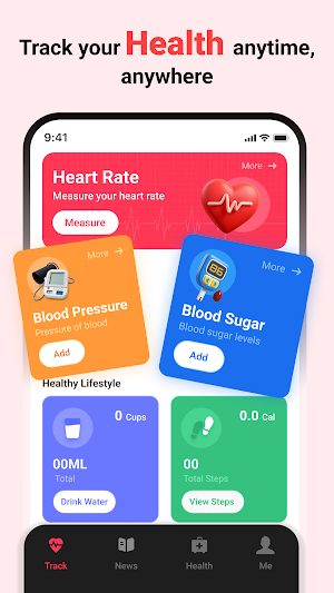 Health Data Tracker & Monitor Screenshot 1