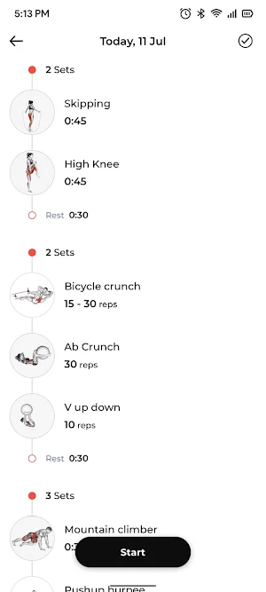 Priority1 Fitness Screenshot 2