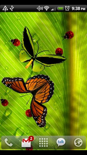 Friendly Bugs Live Wallpaper Screenshot 0