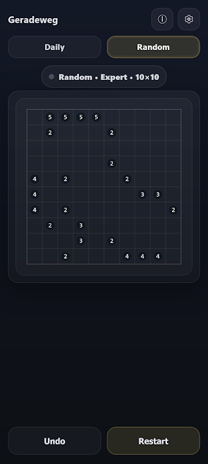 Geradeweg - Line Puzzle Screenshot 2