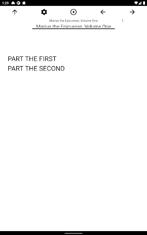 Book, Marius the Epicurean, Vo Screenshot 2