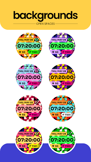Modern Tile Watch Face Screenshot 3