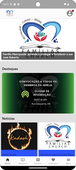 FAMÍLIAS CHURCH Screenshot 0
