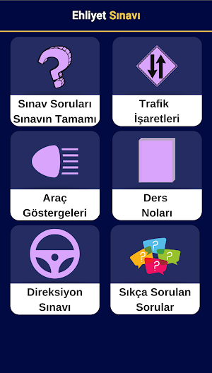 Ehliyet E-Sınav - Çıkmış Sorular Screenshot 2
