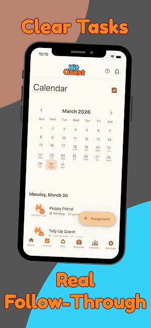 KitQuest: Family Chore App Screenshot 2