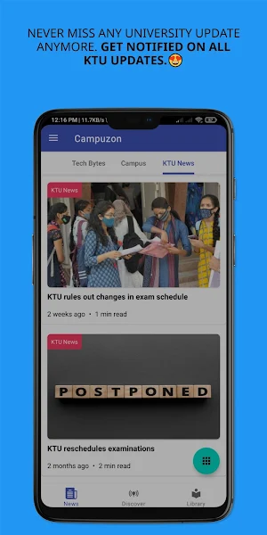 KTU Campuzon Screenshot 2