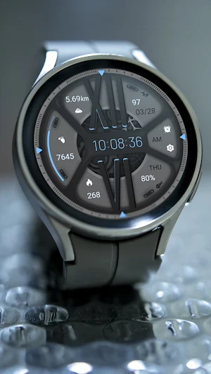 Dark Gray Hole For Wear OS Screenshot 3