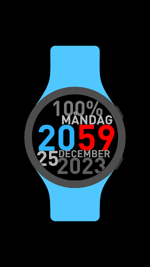 Huge Swedish Watch Face Screenshot 3