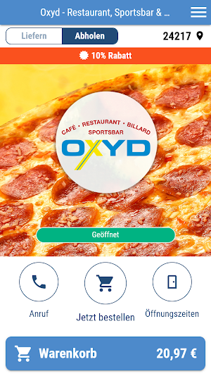 Oxyd Restaurant Sportsbar Cafe Screenshot 0
