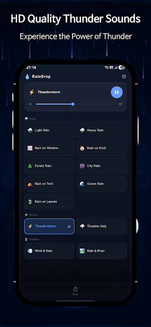 Rain Sound - Relaxing & Sleep Screenshot 2