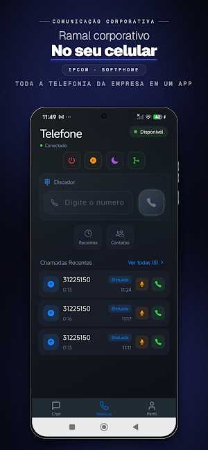 IPCOM Softphone Screenshot 3