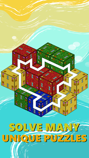 Cube Line Puzzle Screenshot 1