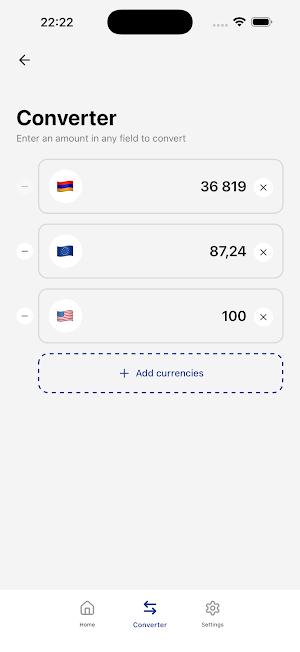 Exchange Rates Armenia Screenshot 3