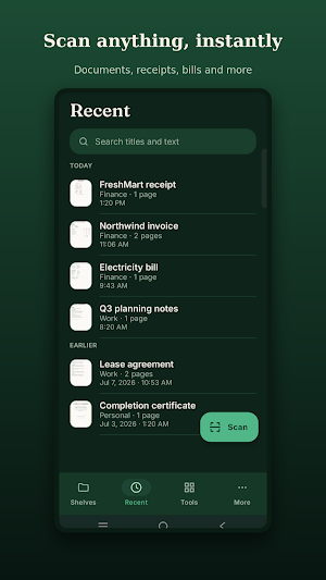Sheaf - Scan to PDF & Sign Screenshot 0