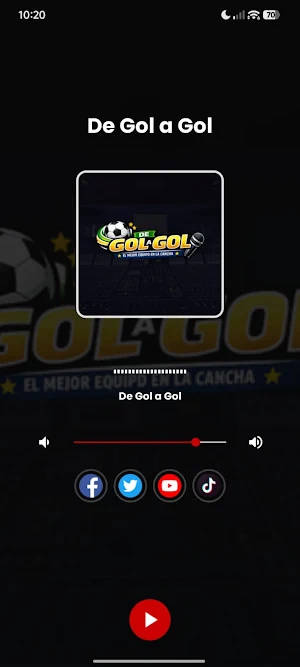Radio De Gol a Gol Screenshot 2