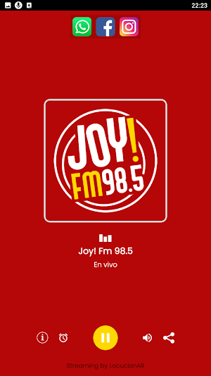 Joy! Fm 98.5 Screenshot 1