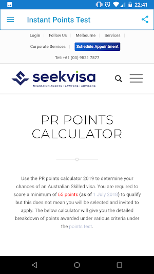 Australia Visa & Immigration | seekvisa Screenshot 2